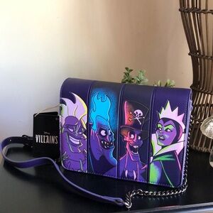 Disney LOUNGEFLY VILLAINS Crossbody Bag